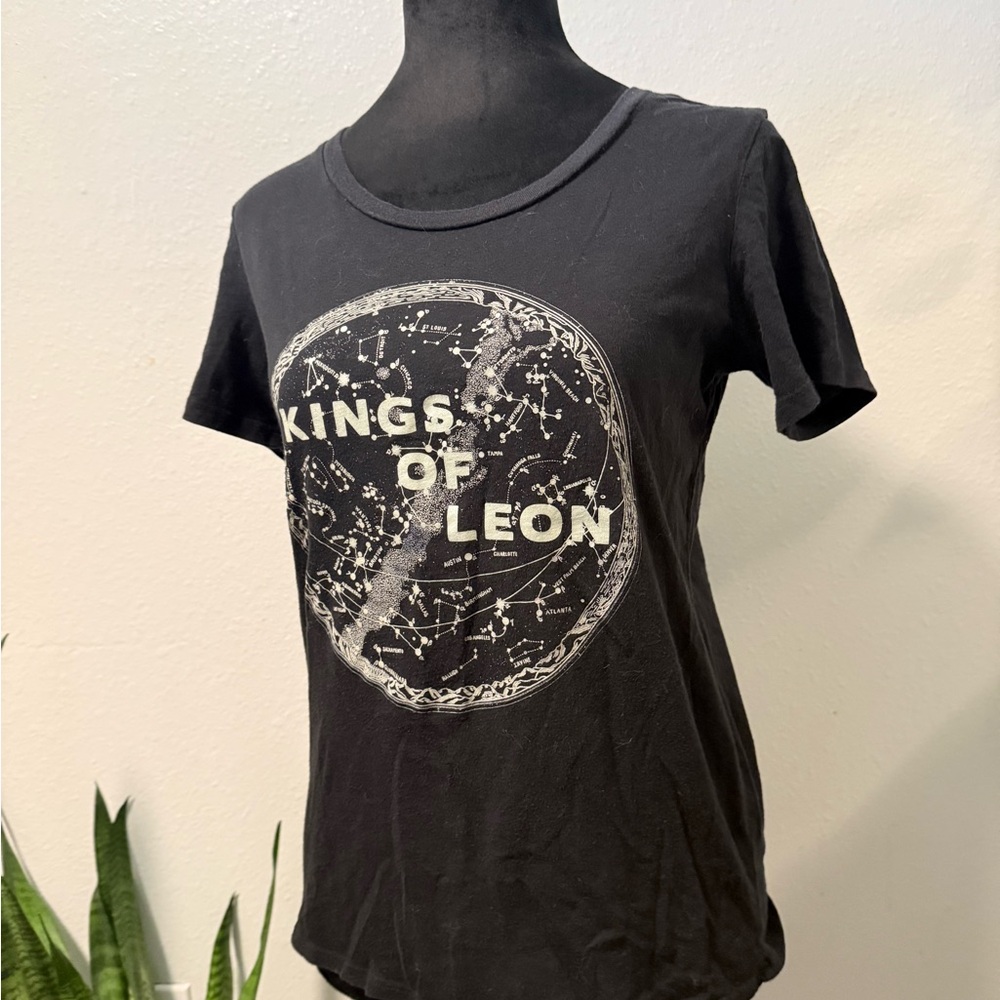 Black Graphic Tee - Kings of Leon